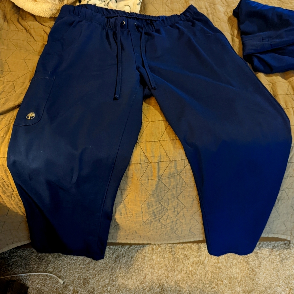 Healing Hands navy scrub pants